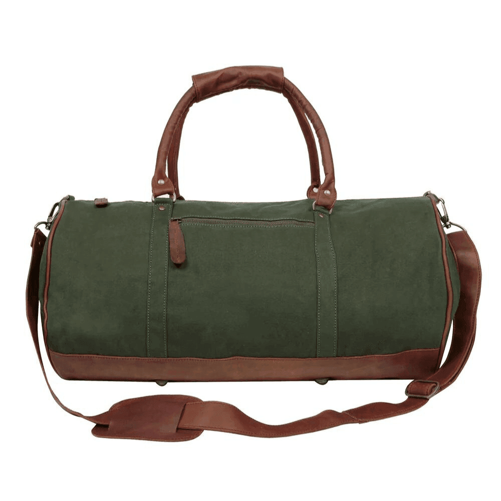 2 in 1 Garment Duffel Bag Leather With Customizations