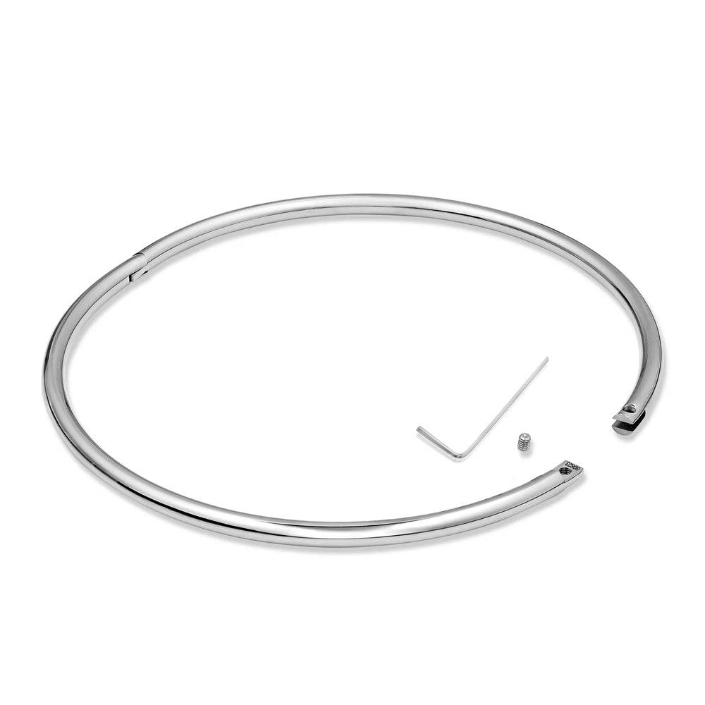 Thin Infinity Collar Titanium - CoreFlexInd