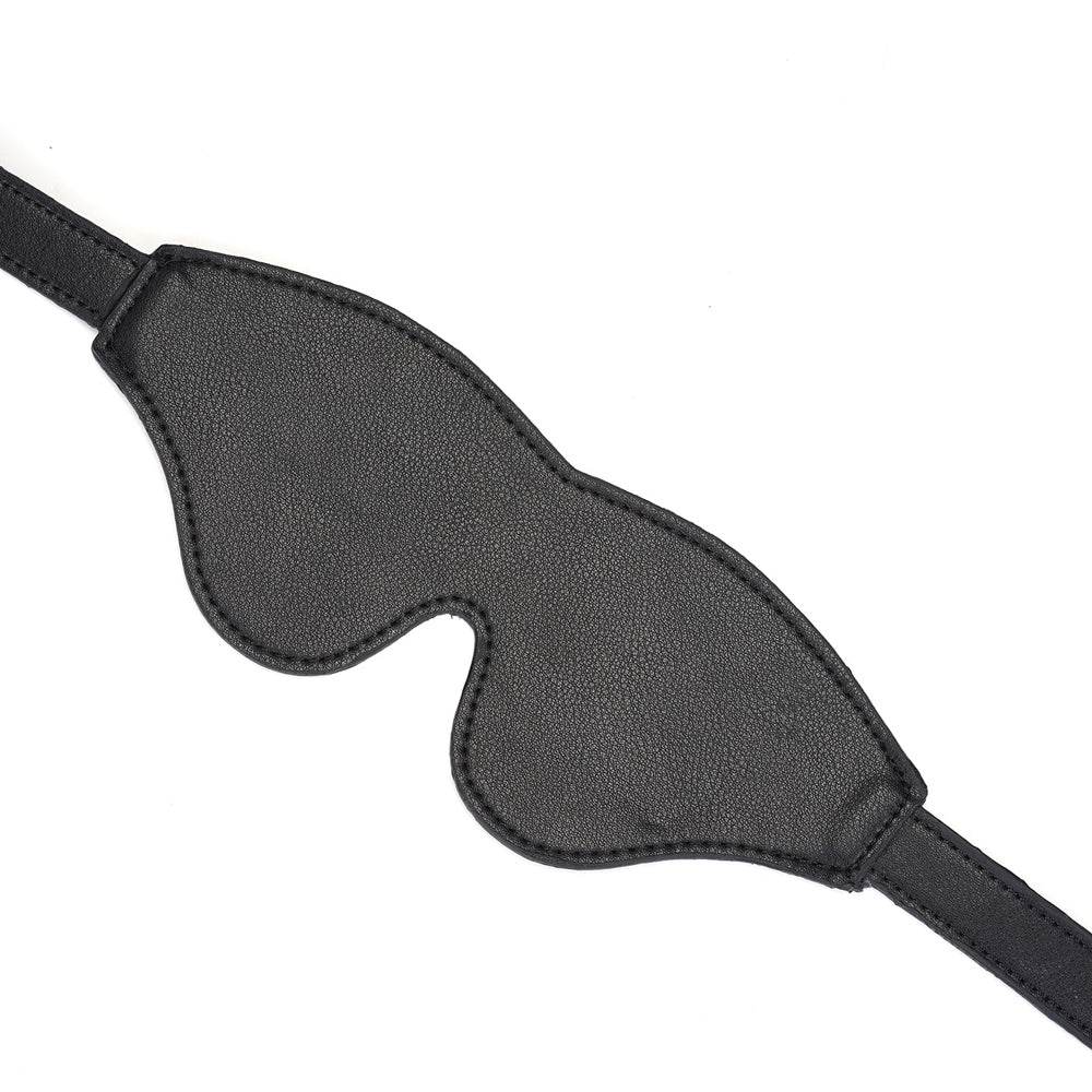Leather Blindfold with Gold Buckle - CoreFlexInd