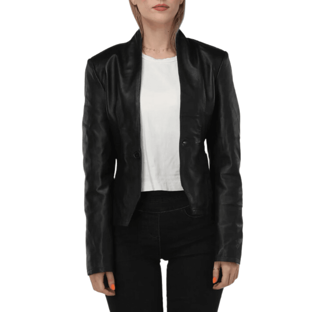 Women's Wifey Leather Jacket - CoreFlexInd