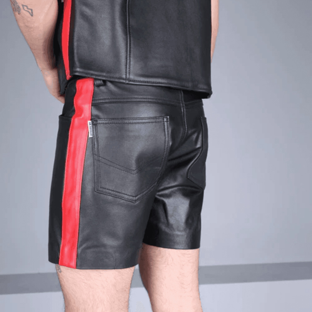 Black Leather Shorts - CoreFlexInd