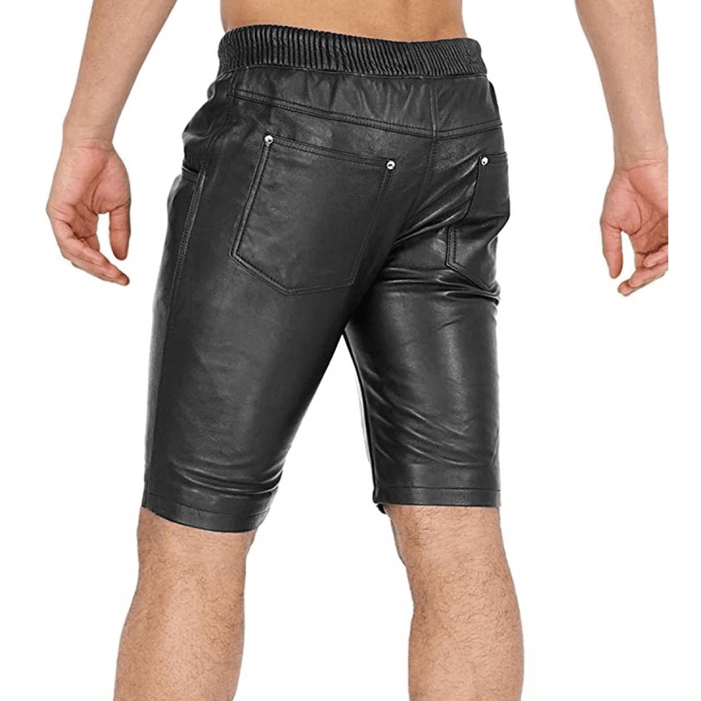 Faux Leather Biker Shorts - CoreFlexInd