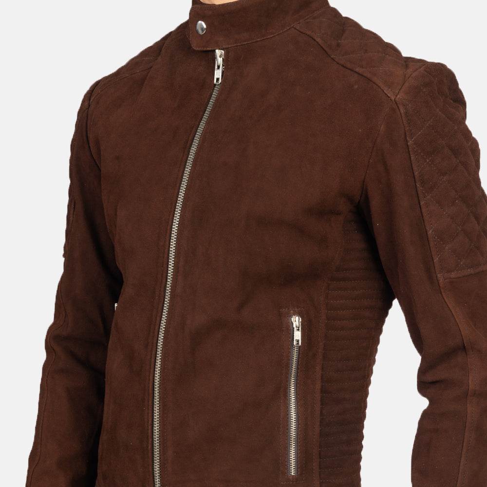 Brown Suede Jacket - CoreFlexInd