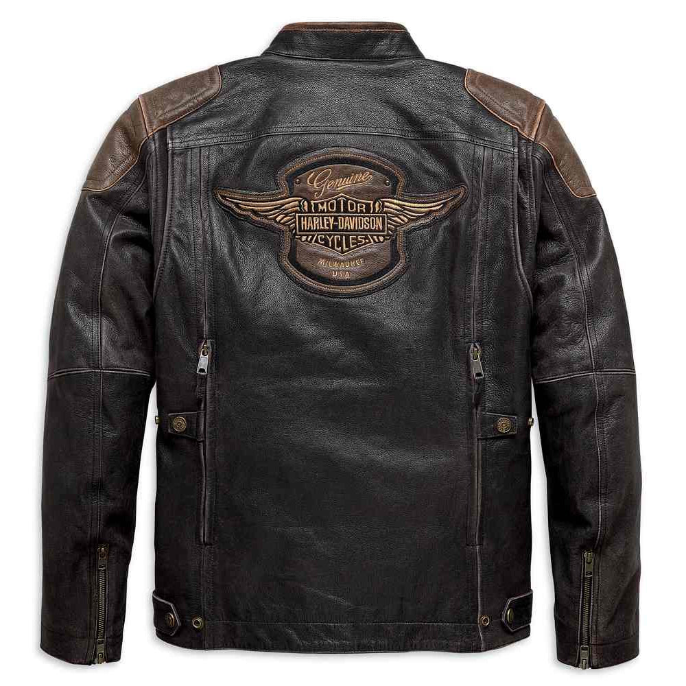 سترة جلدية للرجال HD نظام Trostel ثلاثي الفتحات