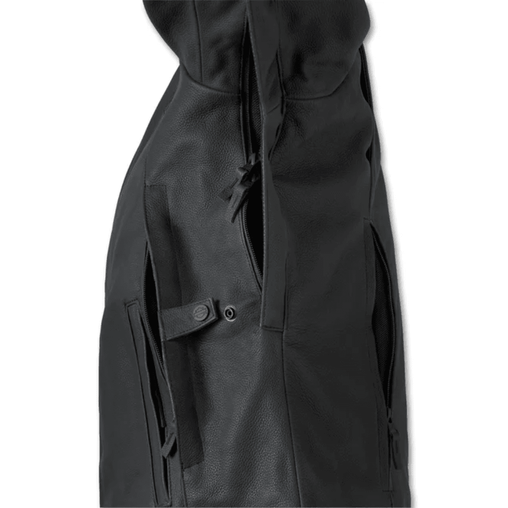 H-D Men's Paradigm Triple Vent System 2.0 Leather Jacket Black Beauty - CoreFlexInd