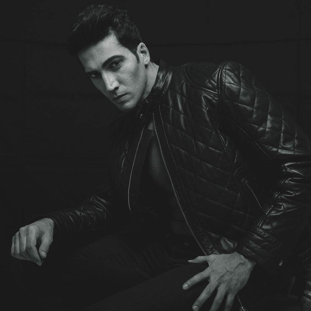 Henry Quilted Black Leather Jacket - CoreFlexInd