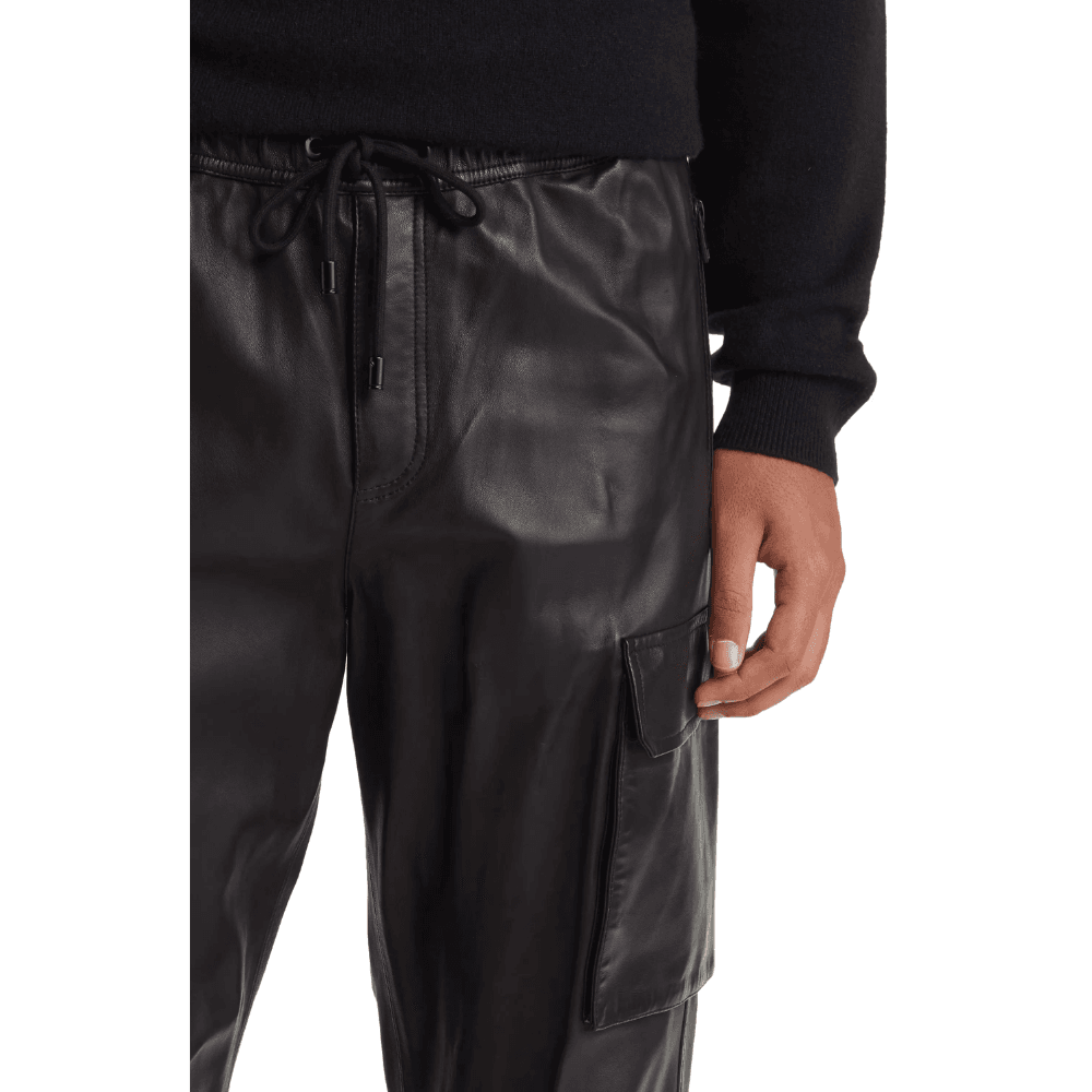 Leather Cargo Pants Mens - CoreFlexInd