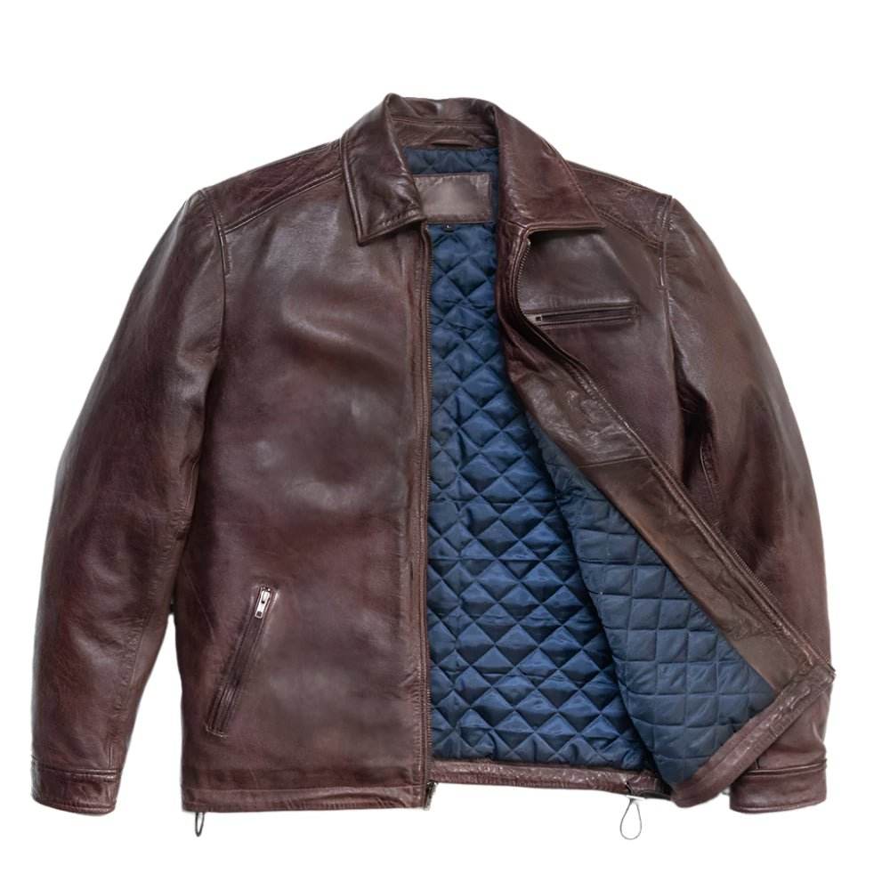 Leather Driving Jacket - CoreFlexInd