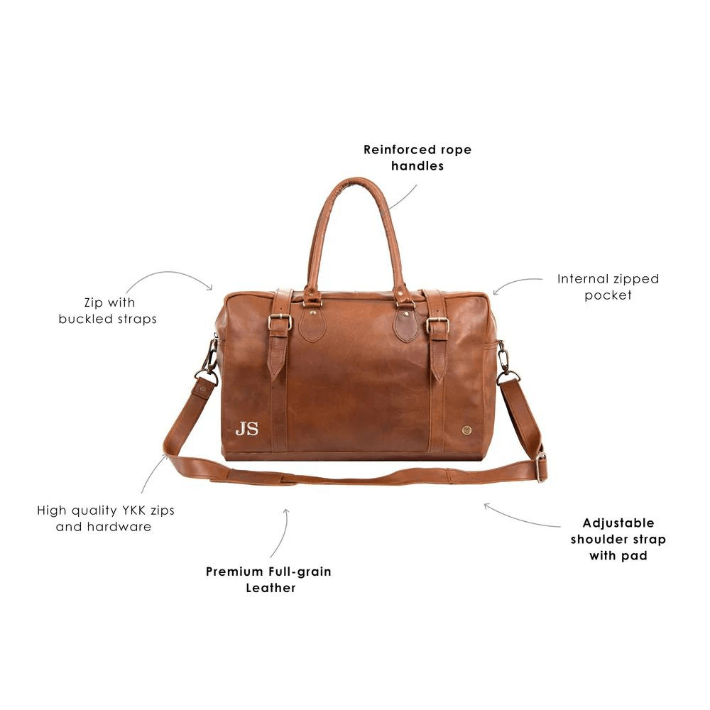 Leather Duffle Bag - CoreFlexInd