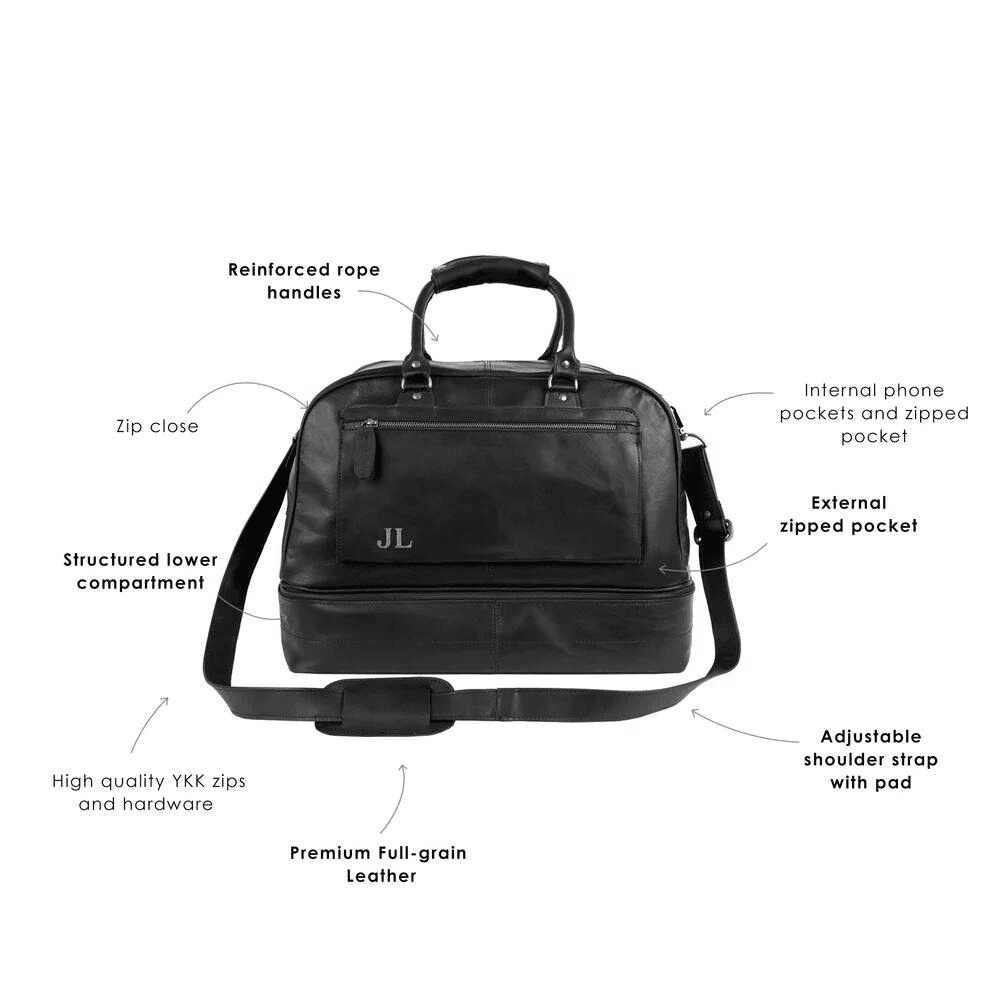 Leather Holdall Mens - CoreFlexInd