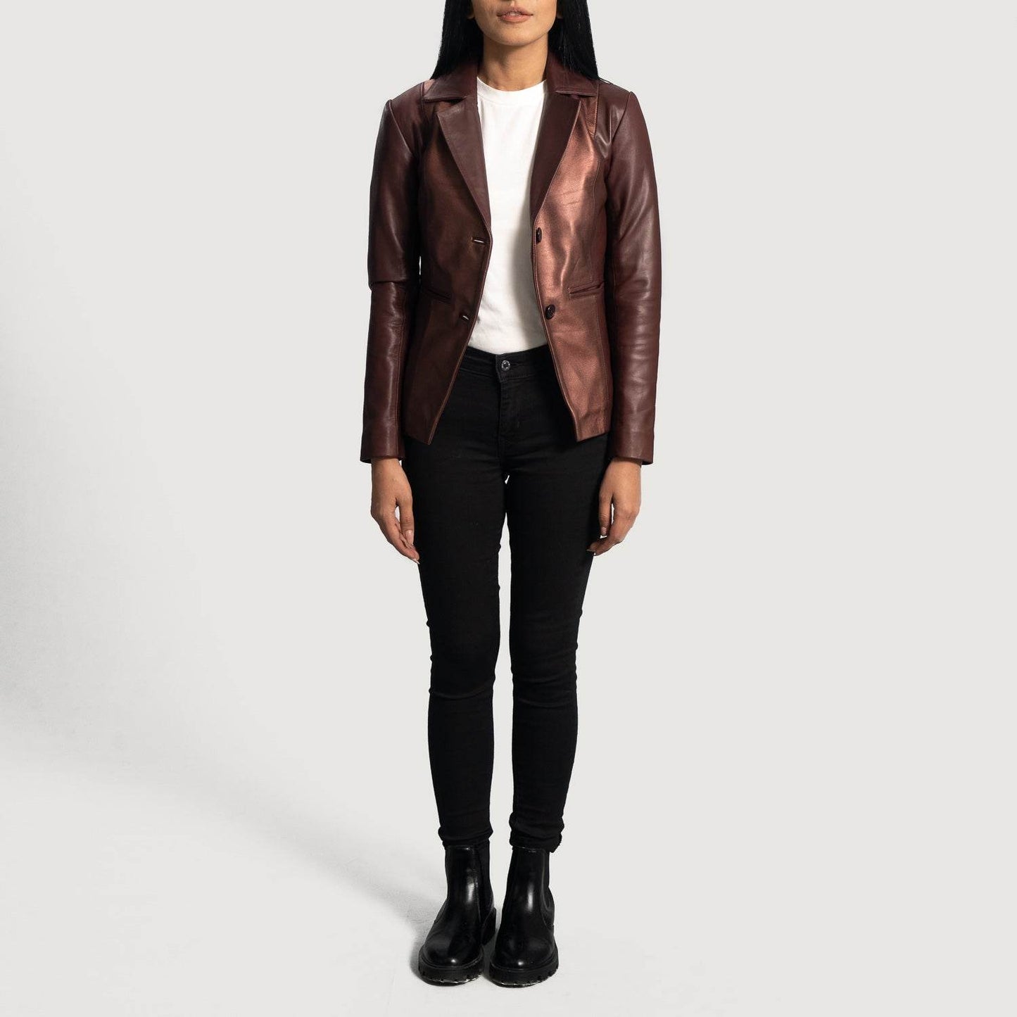 Leather Jacket Blazer - CoreFlexInd
