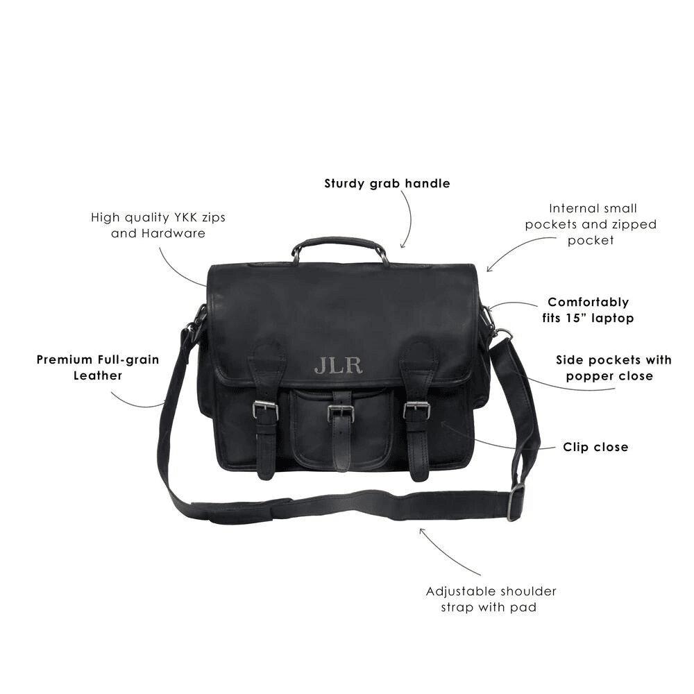 Leather Satchel for Men - CoreFlexInd