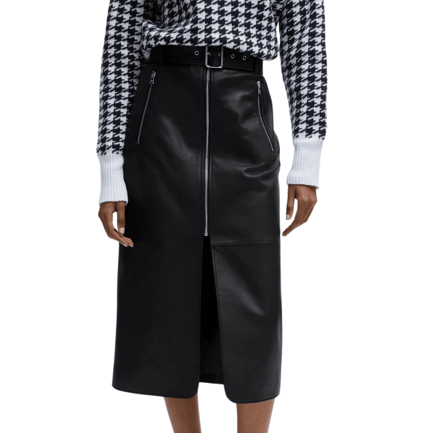 Long Leather Skirt - CoreFlexInd