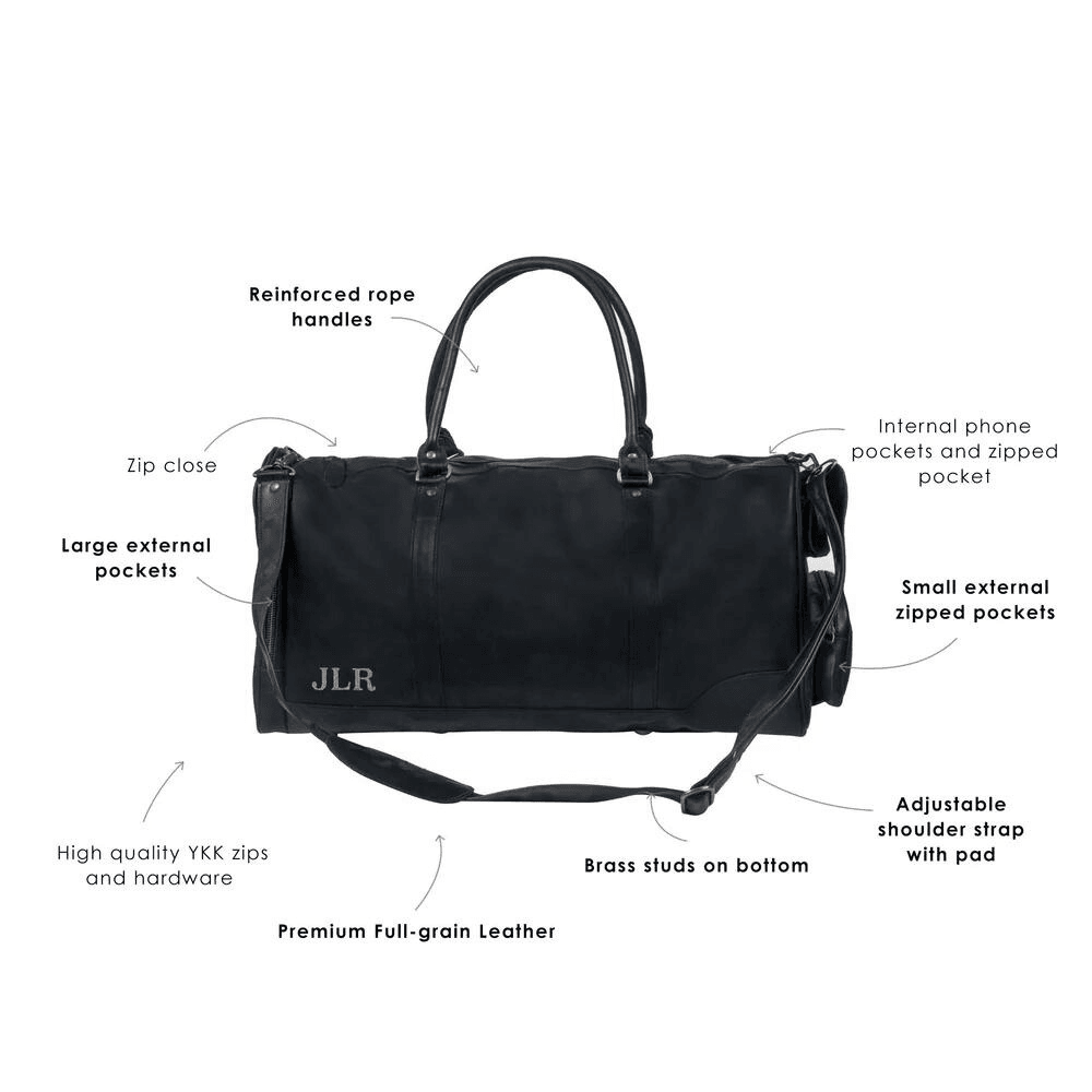 Luxury Leather Duffle Bag - CoreFlexInd