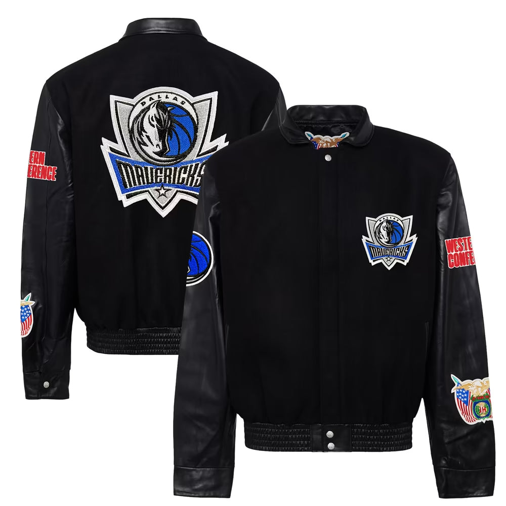 X Dallas Mavericks Lederjacke