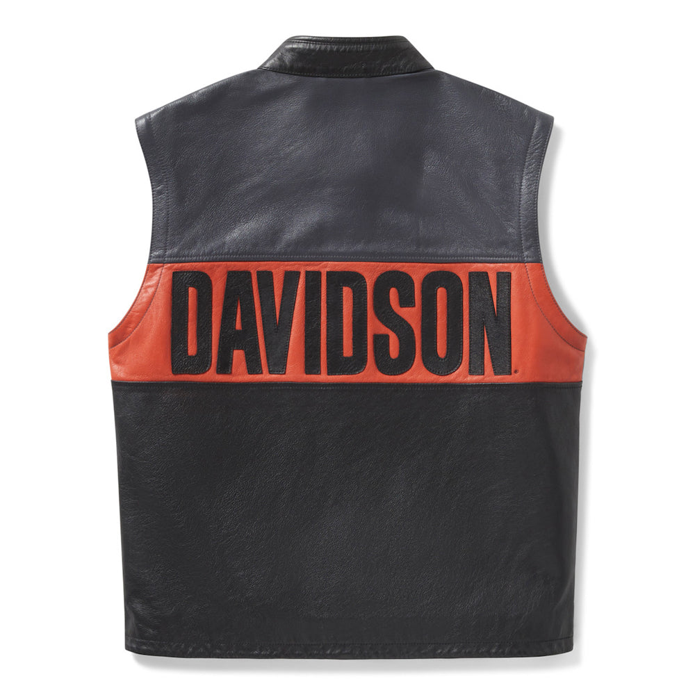 Men's H-D Essential Convertible Leather Jacket