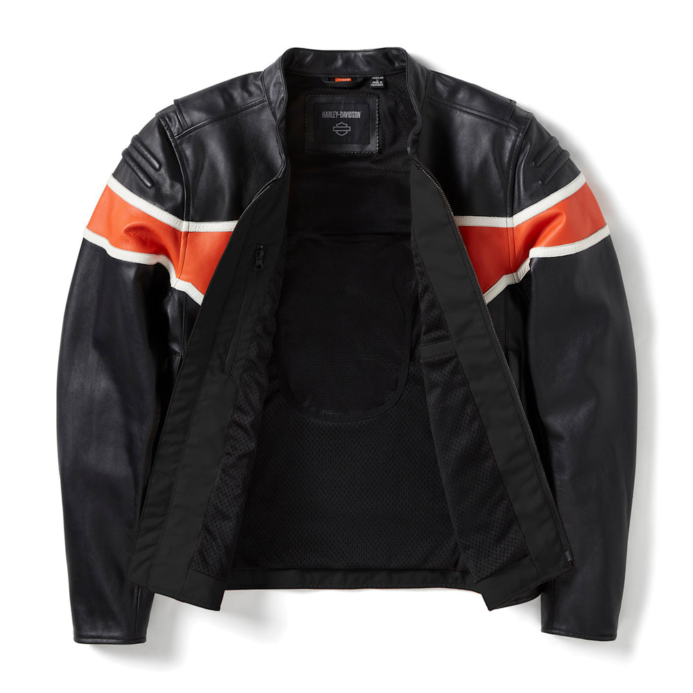 Men's H-D Trenton Leather Riding Jacket