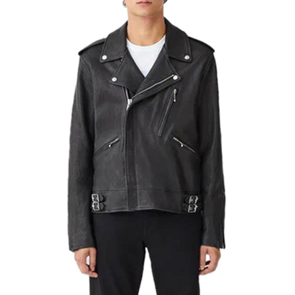 Men's Lamb Leather Rider in Black Steff - CoreFlexInd