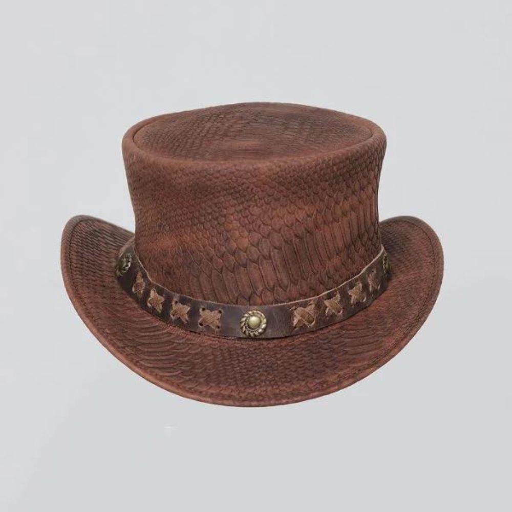 Mens Brown Cowboy Hat - CoreFlexInd