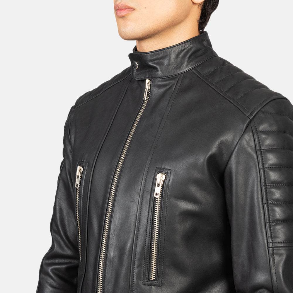 Mens Leather Riding Jacket - CoreFlexInd