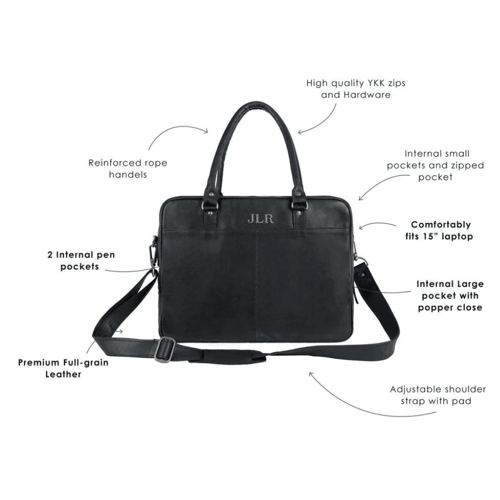 Mens Messenger Bag Leather - CoreFlexInd