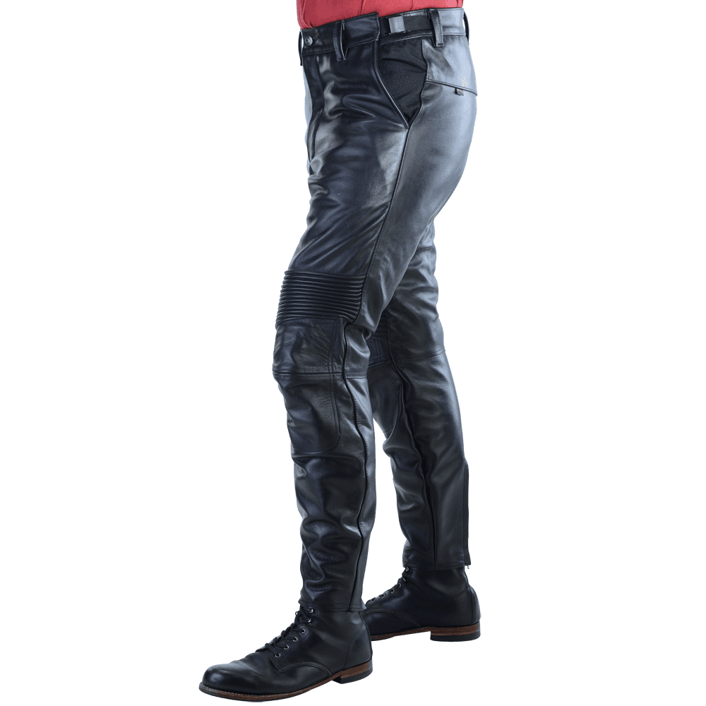 Mens Traveller Leather Pants Chaps - CoreFlexInd