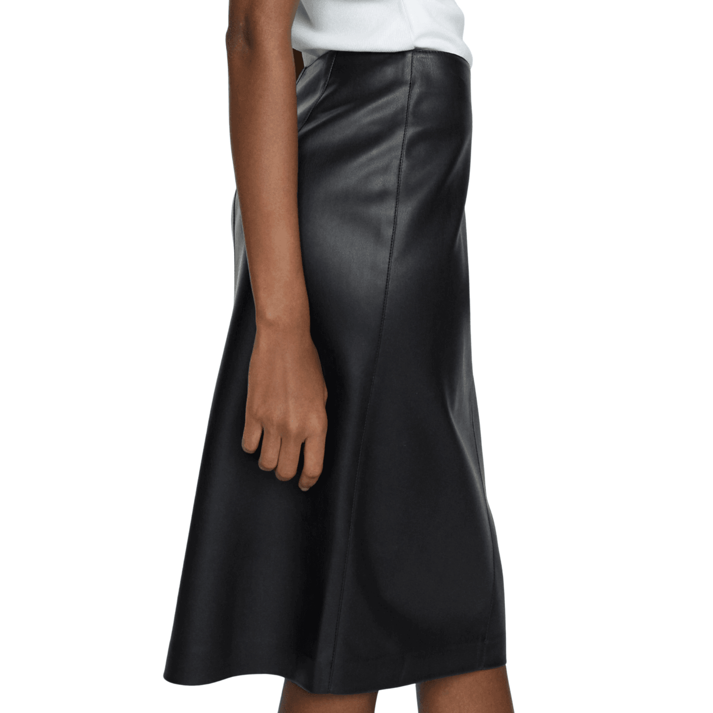 Natural Leather Pencil Skirt - CoreFlexInd