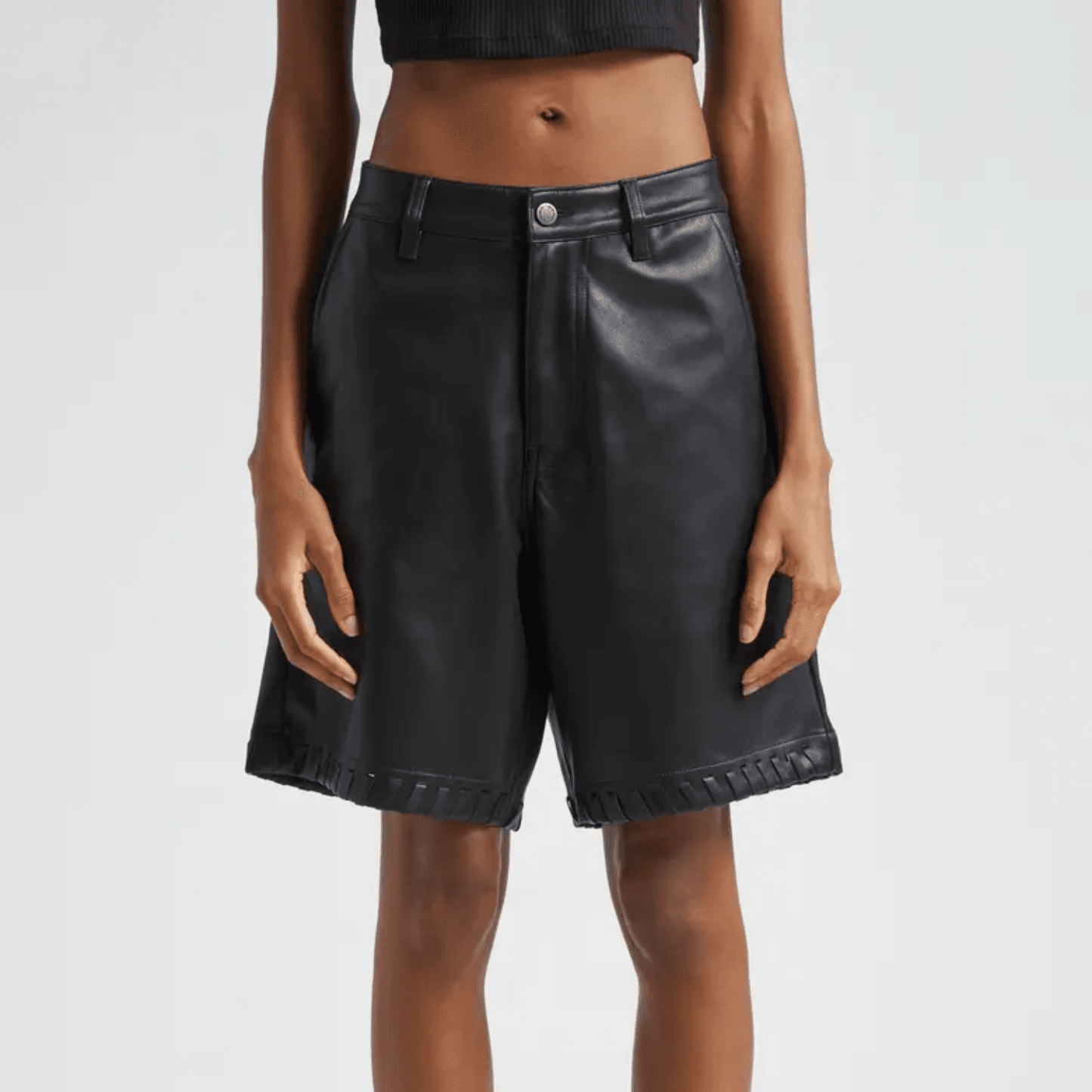 Natural Leather Shorts for Women's - CoreFlexInd