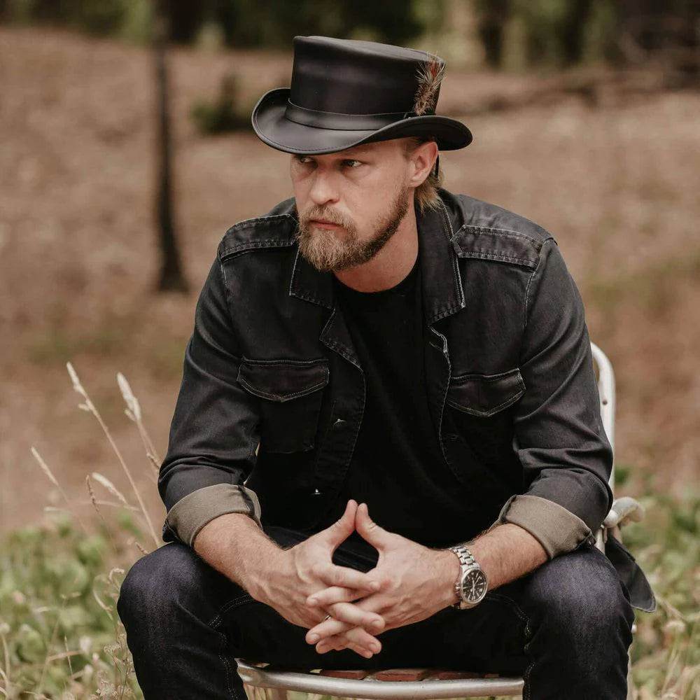 Outback Halloween Leather Hat - CoreFlexInd