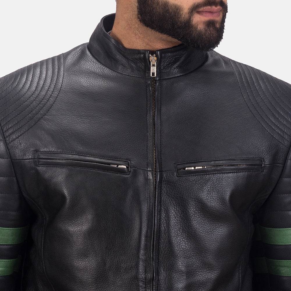 Night Trooper Leather Jacket - CoreFlexInd