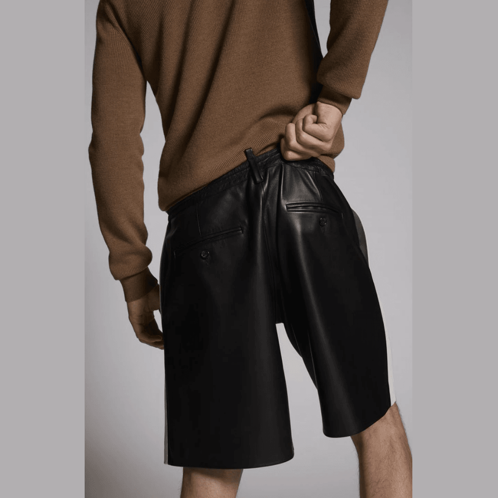 Plus Size Leather Shorts - CoreFlexInd