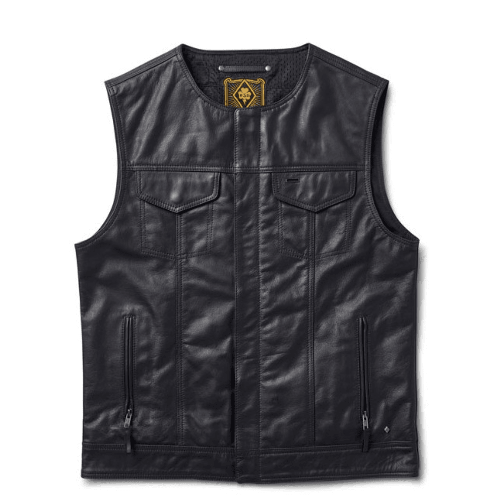 Roland Sands Design Vest - Lewis 74 Black - CoreFlexInd