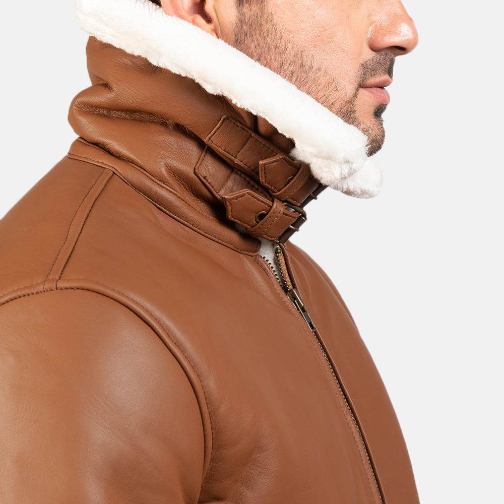 Shearling Aviator Jacket Mens - CoreFlexInd