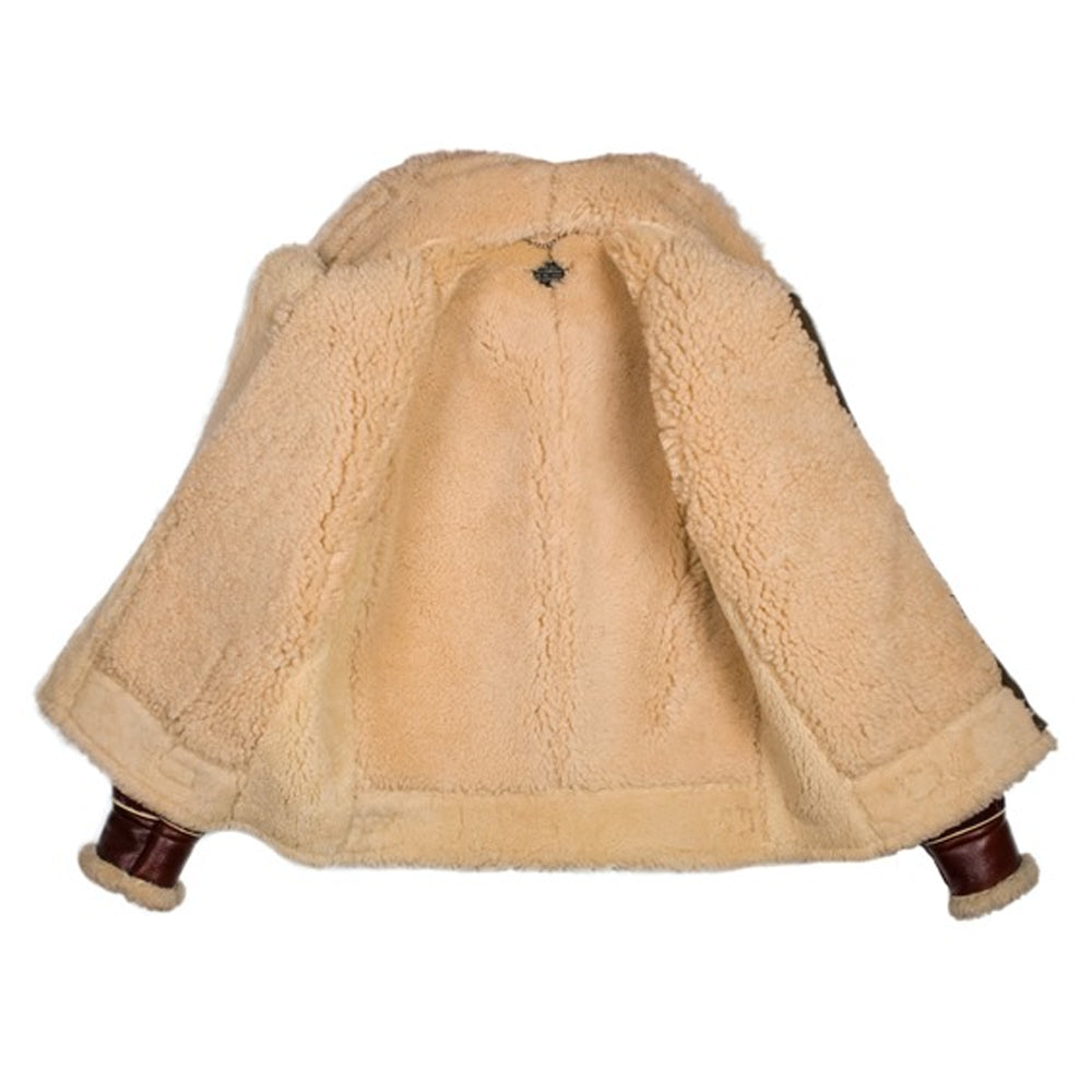 Type B-3 Sheepskin Flight Jacket with Horsehide Trim