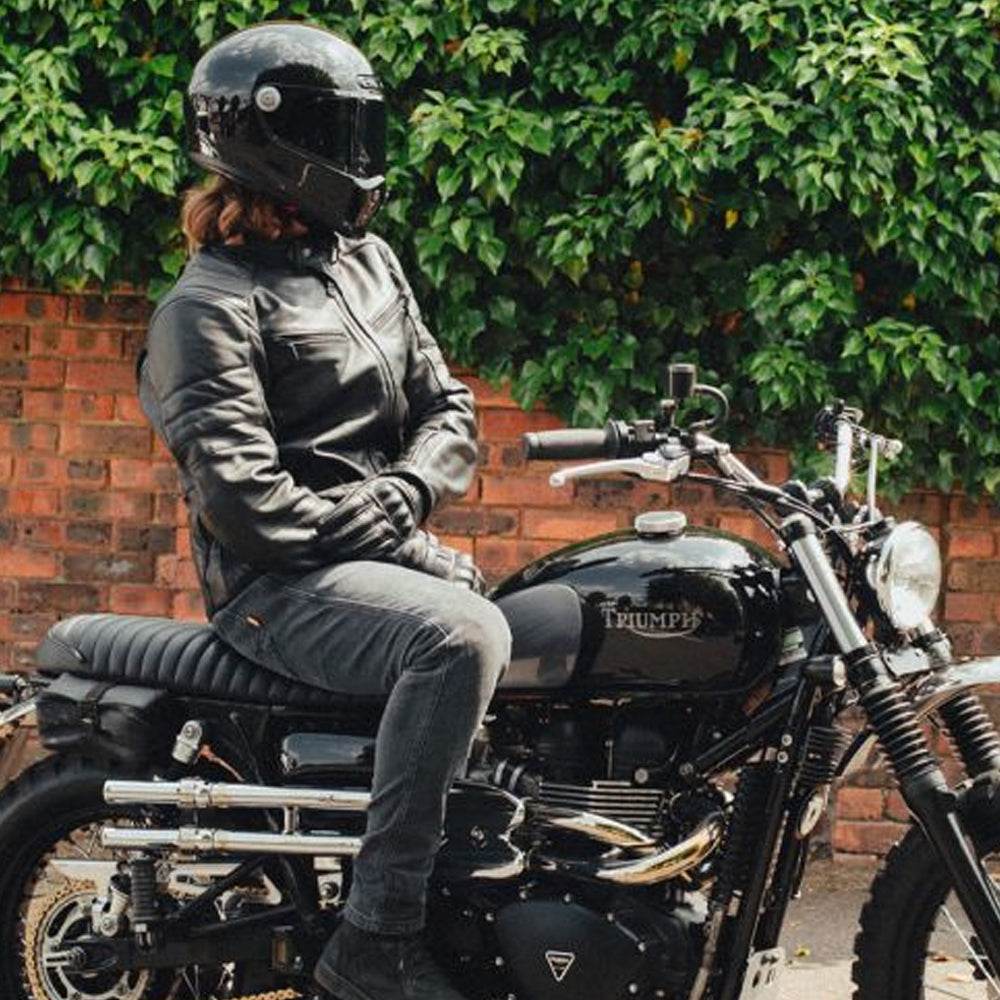 Urban Rider Onyx Leather Jacket - Black - CoreFlexInd