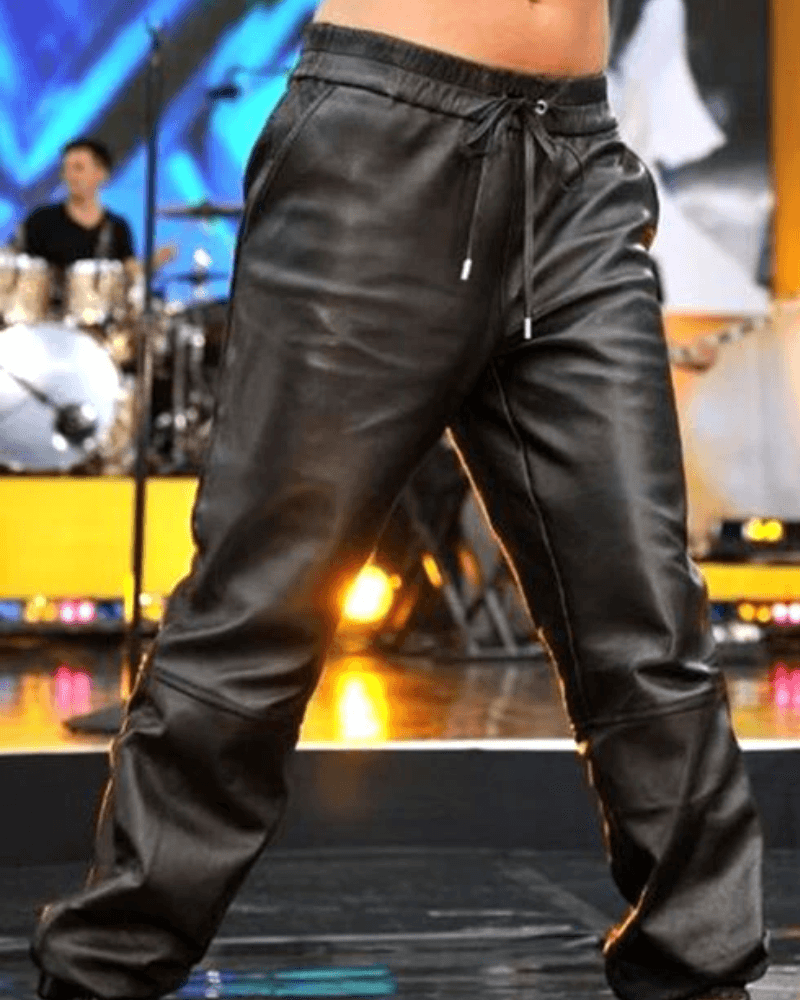 Women's Stacked Leather Pants - CoreFlexInd