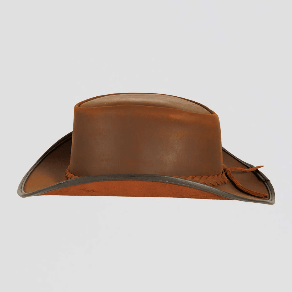 Womens Leather Outback Hat - CoreFlexInd