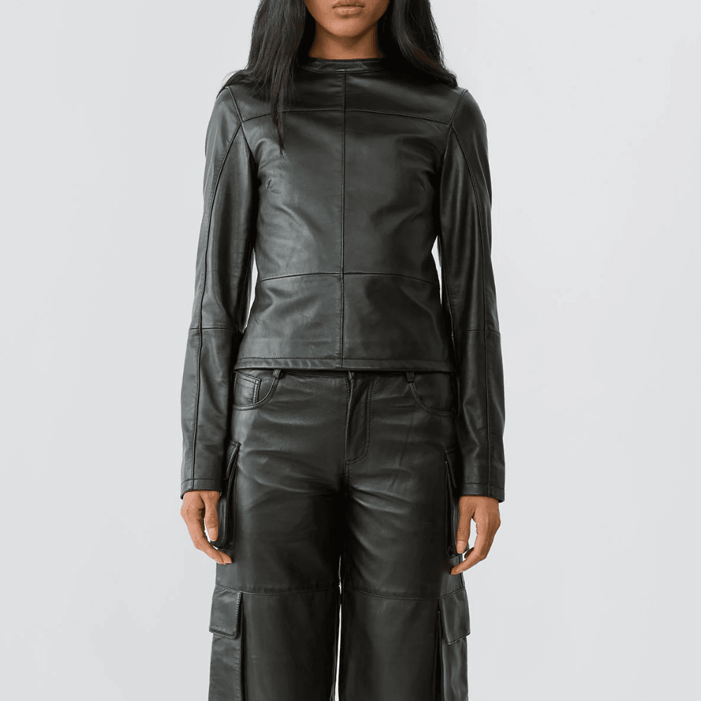 Womens Leather Tops - CoreFlexInd