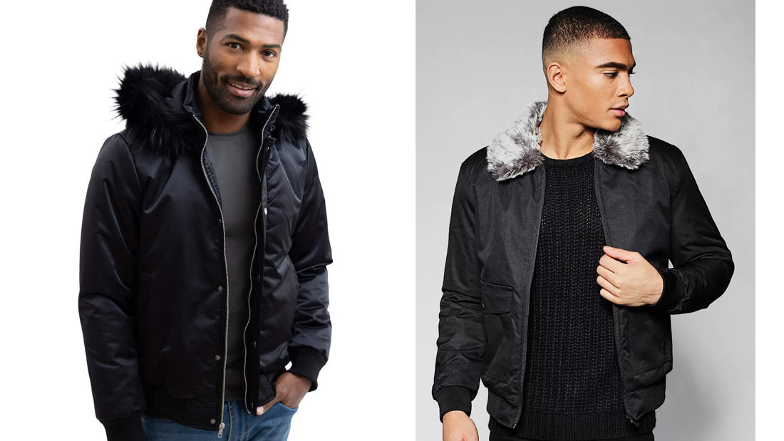 Black Fur Bomber - CoreFlexInd