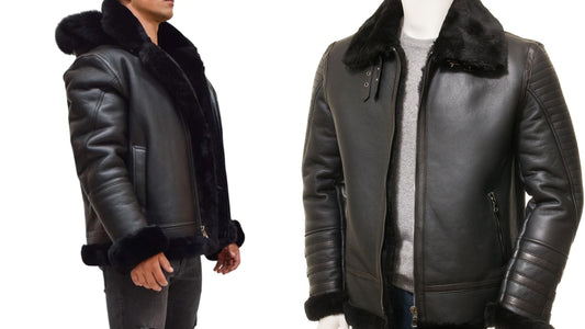 Black Shearling Coats