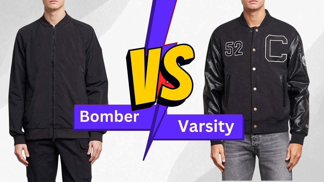 Bomber Jacket Vs Varsity Jacket - CoreFlexInd