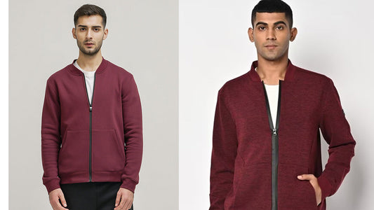 Burgundy Bomber Jacket - CoreFlexInd