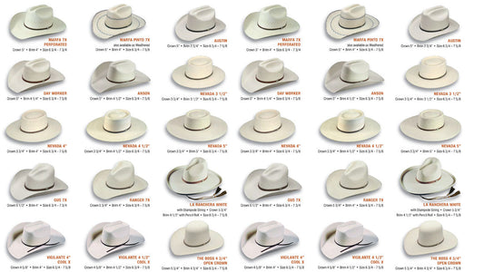 Cowboy Hat Brim Shapes - CoreFlexInd