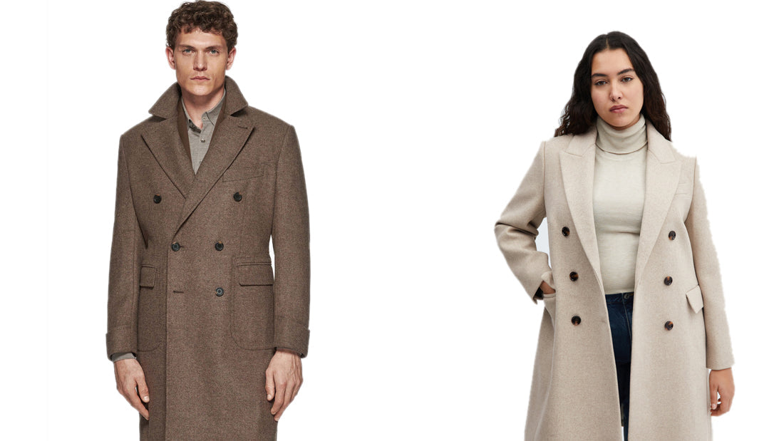 Double-Breasted Wool Coat - CoreFlexInd