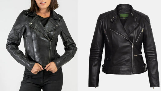 Female Leather Motorcycle Jackets - CoreFlexInd