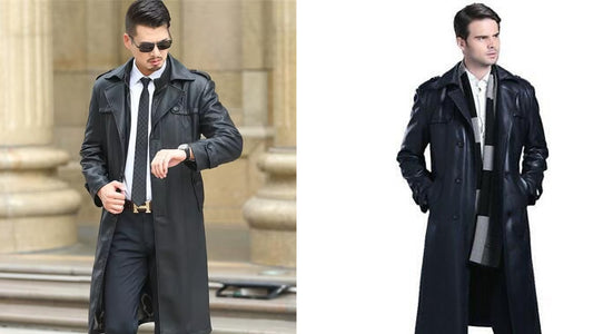 Leather Jacket with a Suit - CoreFlexInd