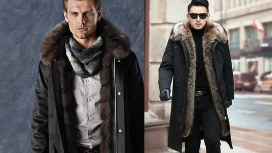 Men's Fur-Lined Coats - CoreFlexInd
