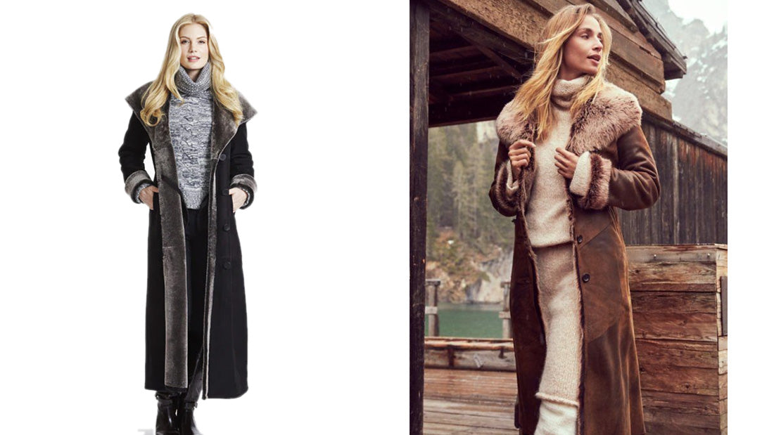 Shearling Coats for Women - CoreFlexInd