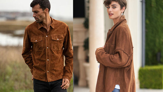 Suede Shirt Jackets - CoreFlexInd