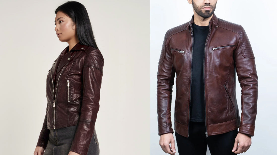 Wine Leather Jacket